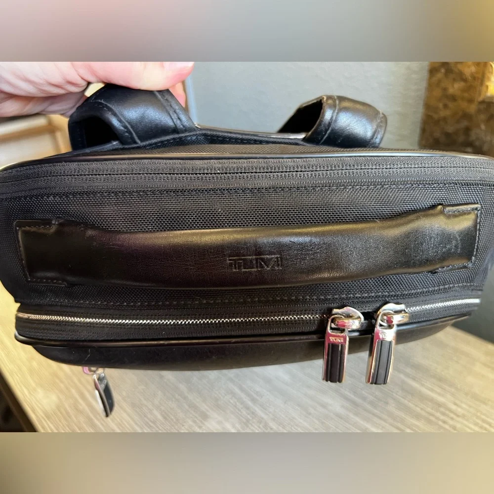 Tumi Arrive Bradley Black Nylon & Leather Travel Backpack 🟣FINAL PRICE🟣 - Picture 16 of 16